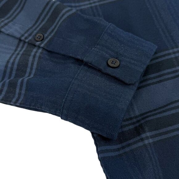 Lululemon Men's Mason Peak Plaid Flannel Blue XXL - Picture 7 of 12